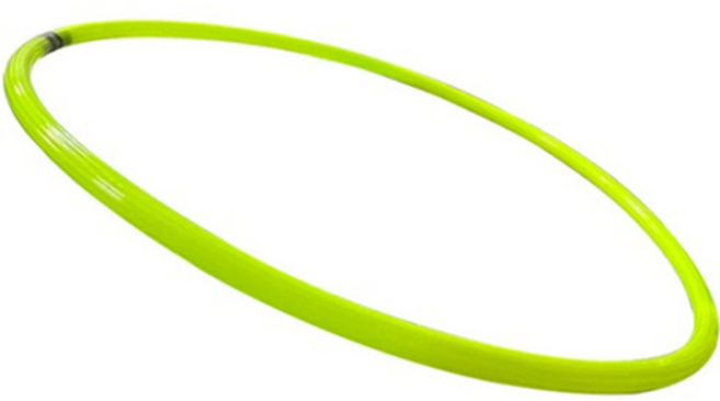 하나스포츠 어린이 성인 교재용 훌라후프, 1개, 단색 노랑, 400g