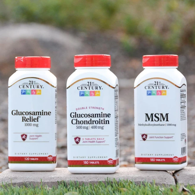 글루코사민 콘드로이친 효능 추천 콘드로이틴 Chondroitin 180정 21센추리 3병 - 쿠팡