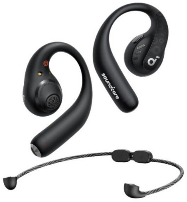 Anker Soundcore AEROFIT PRO 2in1 오픈 이어폰 블루투스 헤드폰 A3871, 화이트