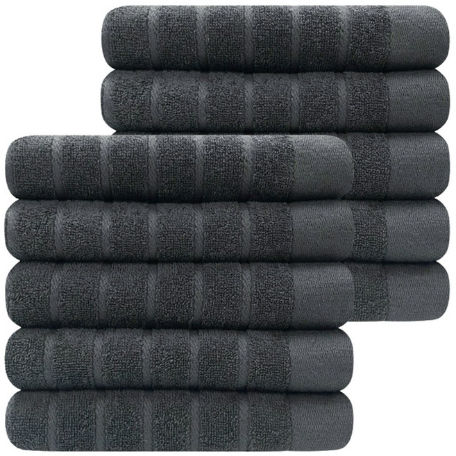 다주타올 30수 데일리 수건 105g, 딥그레이, 10개