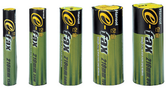 문구사무/팩스용지(15m×216mm/한솔), 1개