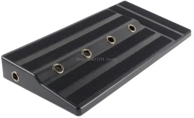 기타 페달 패널 기타 효과 페달 액세서리 스틱 테이프 기타 페달 보드 케이스 효과 페달 보드, 01 for pure black