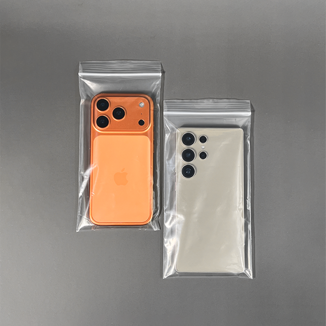 텐마켓 핸드폰 스마트폰 방수지퍼백 수영장 배달, 100개, 9.5X19cm