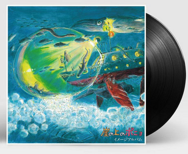 핫트랙스 JOE HISAISHI(히사이시 조) - PONYO ON A CLIFF BY THE SEA_崖の上のポニョ[벼랑 위의 포뇨: 이미지 앨범] [ANIME SONG ON VINYL 2021 한정반] [LP]