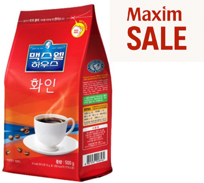 맥스웰하우스 화인 원두커피믹스 리필, 500g, 1개입, 1개