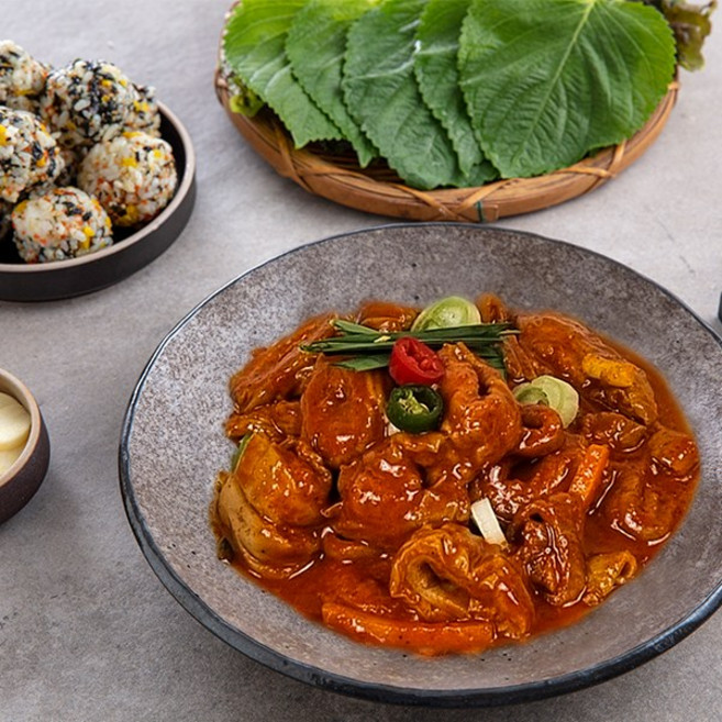 클릭 막꿔스 직화 매콤양념 곱창, 1개, 350g