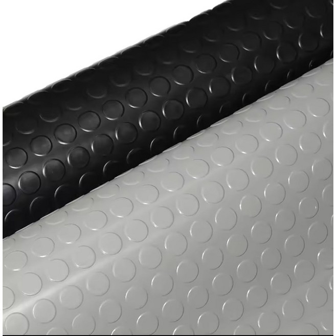 두께 3mm) 매장매트 현관 공장 미끄럼방지 장판 매트150cmx1M (구입수량만큼 길게 이어져발송), 회색, 1개