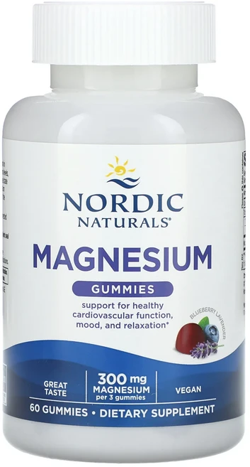 헁복하고 건강하세요 Nordic Naturals 마그네슘 구미젤리 블루베리 라벤더 구미젤리 60개(구미젤리 1개당 100mg) 늘 챙기셔야합니다, NordicNaturals마그네슘구미젤리블루베리라벤더구, 1개 - 쿠팡