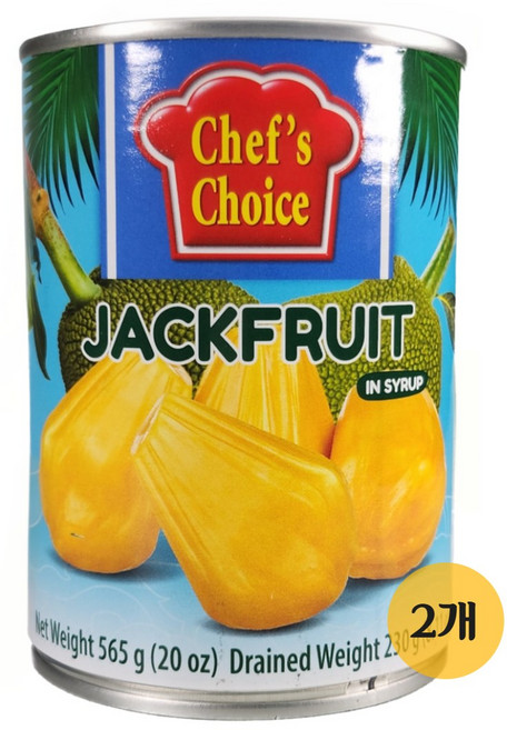 태국 Chefs Choice 쉐프초이스 잭후르츠 565g, 2개