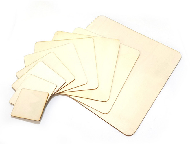 나무판 우드판 라운드 사각 두께 1.5mm 정사각형 우드 버닝판 데코판 합판, MM095.선택 4 - 라운드정사각 8cm, 1개