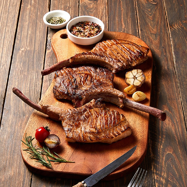 한돈 토마호크 스테이크 300g 마리네이드, 350g, 1개