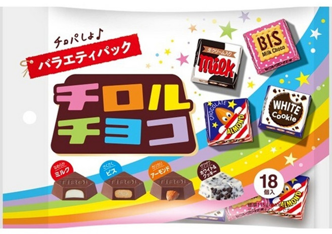 Tiroler 巧克力 綜合口味 18入, 115g, 1個