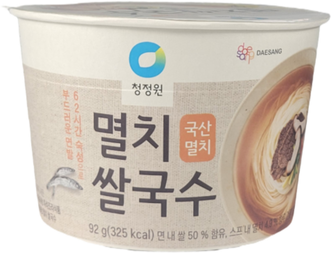종가집멸치쌀국수, 2개, 92g
