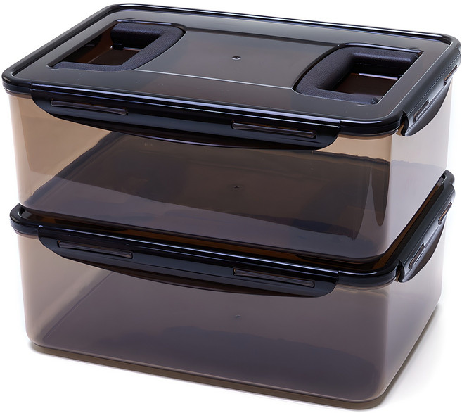 제오닉 블랙 김장 김치통, 6L, 2개