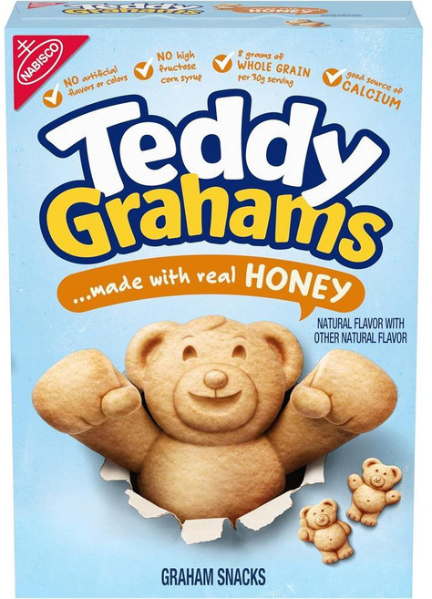 나비스코 테디 그램 허니 그레이엄 스낵, 284g, 4개