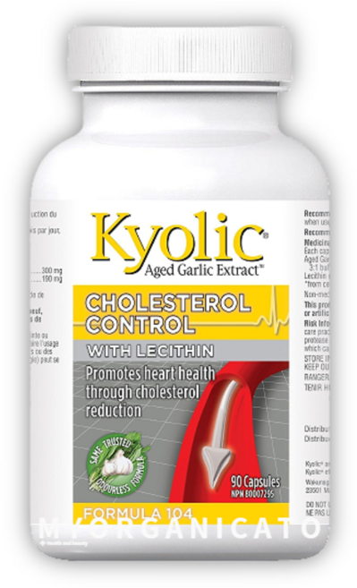 마늘보충제 쿄릭 숙성 마늘 추출물 레시틴 함유 표물러 104 90캡슐 키올릭 마늘영양제 레시틴 쿄릭마늘 kyolic Formula 104 90cap, 1개, 90 캡슐, 90정