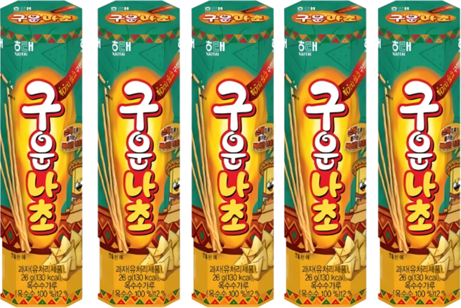 해태 구운나초, 5개, 26g