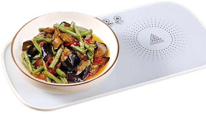 음식보온기 전기 푸드 워머 정용 식탁 온열 음식 보온 패드 다이닝 플레이트, White