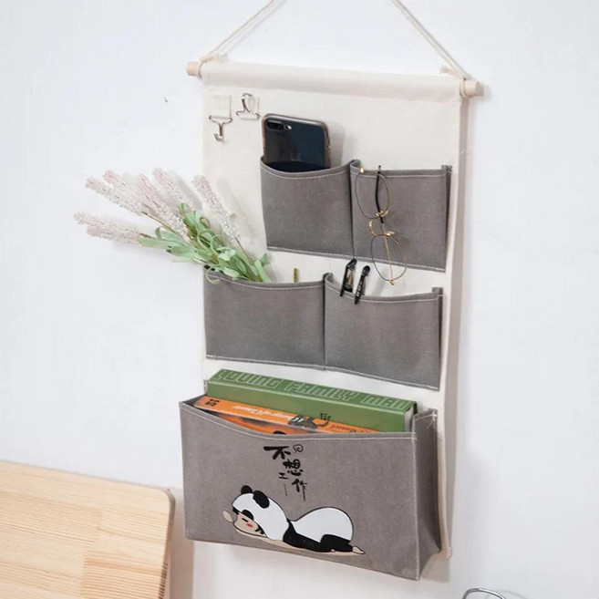 문 위 매거진 보관 포켓 벽걸이 수납 가방 침실 욕실용 오거나이저, 색상: 13. 09