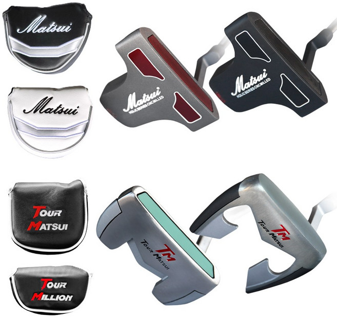 마쓰이 투어 골프채 퍼터 원볼 투볼 말랫형 33 34 퍼팅 성능 헤드커버, B타입 34인치
