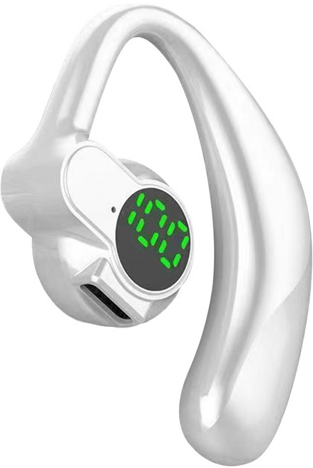 소리증폭기 음성 증폭기 난청보청기 새로운 골전도 무선 블루투스 헤드폰 이어폰마이크 포함 핸즈프리 소음 차단 헤드셋, [03] white, 1개