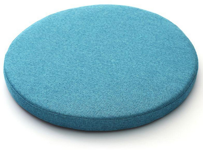 無品牌 四季細麻高密度海綿坐墊 日式坐墊 椅子坐墊 可拆洗圓形增高坐墊椅墊