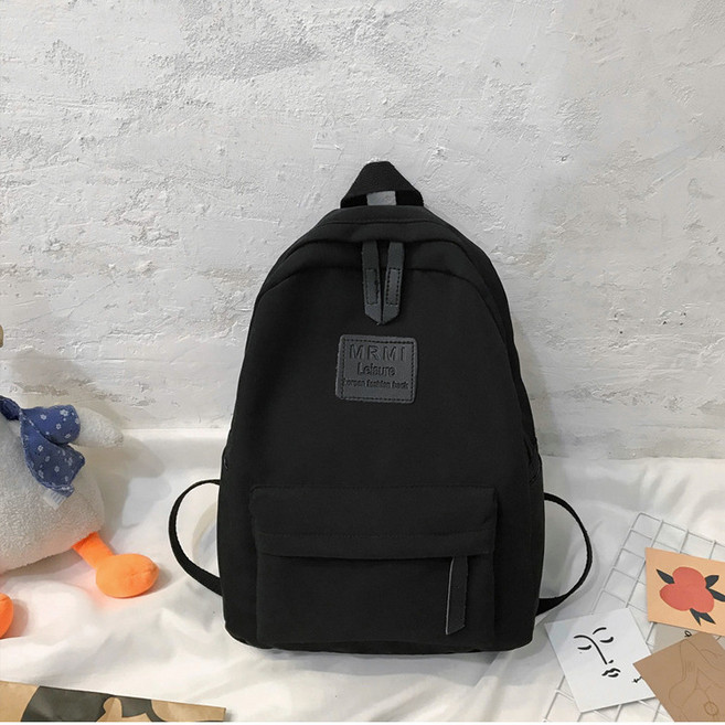 투니스 심플 단색 백팩