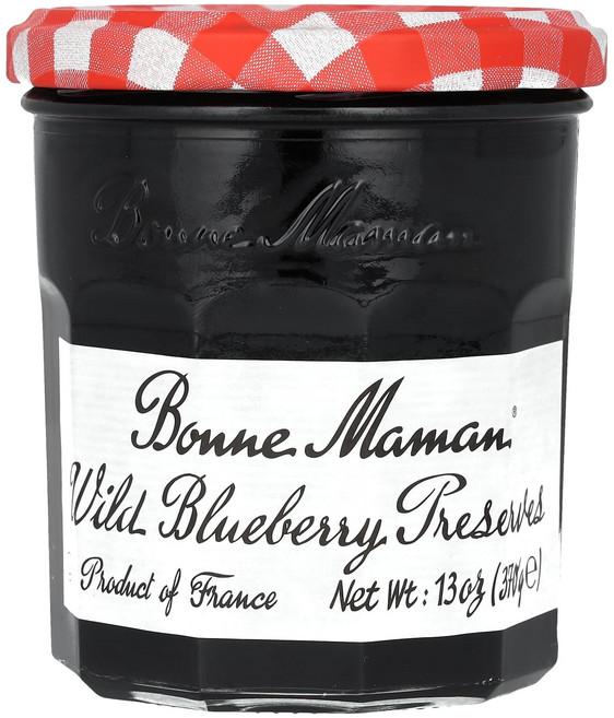 본마망 와일드 블루베리 프리저브스 올 내추럴 글루텐 프리 370g, 369g, 20개