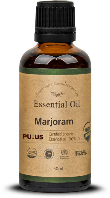 퓨어스 유기농 에센셜 오일 마조람, 50ml, 1개