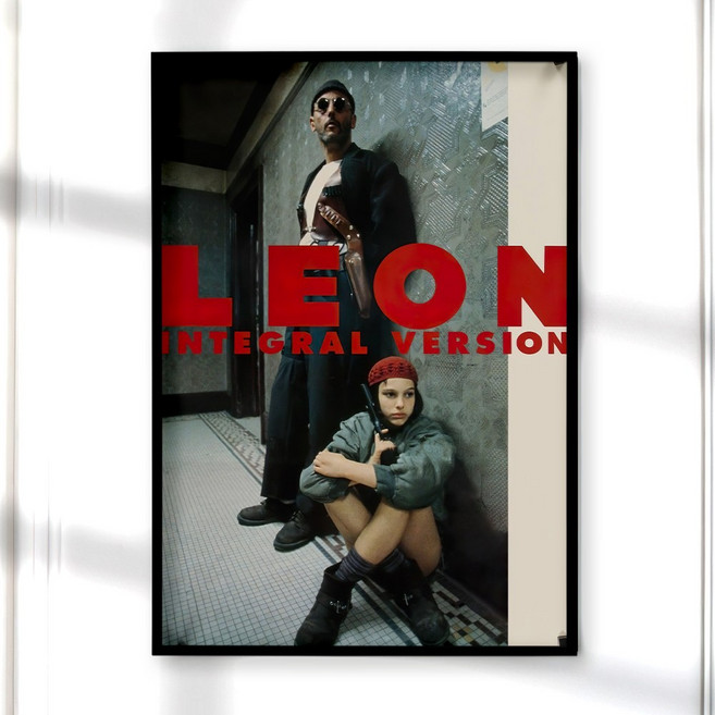 포스터월드 인테리어 영화 포스터 빈티지 액자 감성 거실 현관 그림 레옹 LEON 07, A4 사이즈(210x297mm), A4포스터만 구매