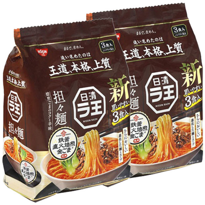 닛신 라왕 탄탄멘 3개입 285g, 2개