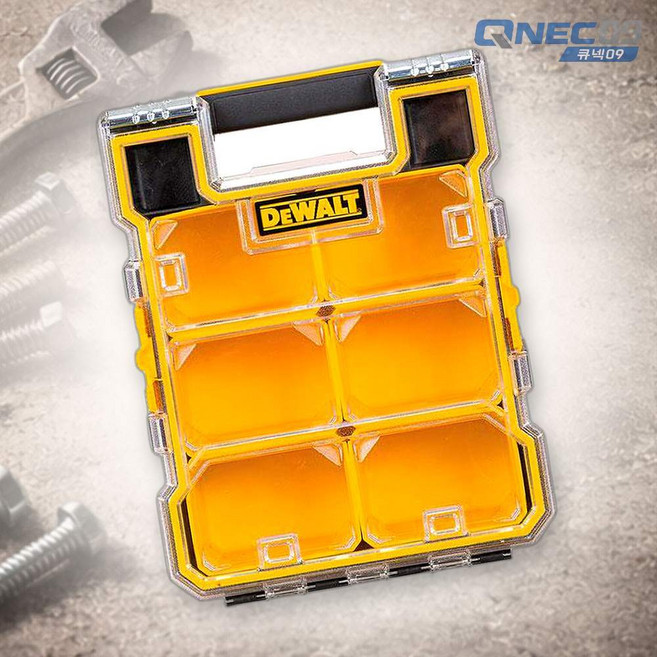 큐넥 디월트 피스박스 미니 DWST14735 부품함 나사보관 미니수납 공구정리함 디월트수납함