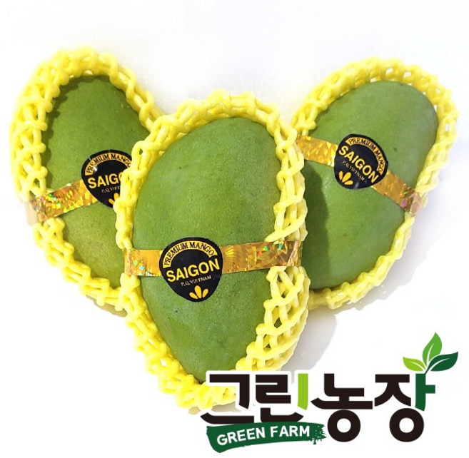 베트남 그린망고 (Vietnam KEO Green Mango), 1kg(3수), 1개