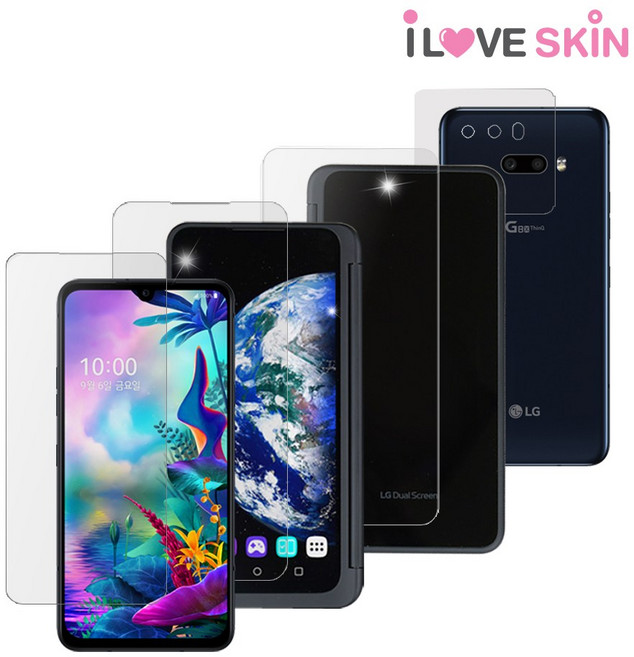 알럽스킨 고광택강화 태블릿PC 액정보호필름 본체 + 외부 + 내부 + 카메라보호필름 세트, 1세트