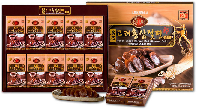 [당일출고] 명품 고려 홍삼절편 골드 설 선물세트, 1세트