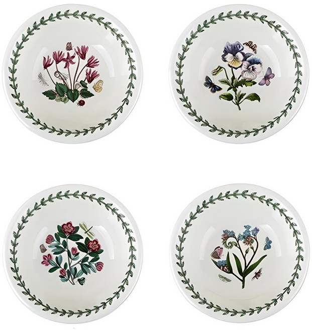 포트메리온 보타닉가든 뉴볼 접시세트 13cm, 1세트, 뉴볼 4종, 랜덤 발송