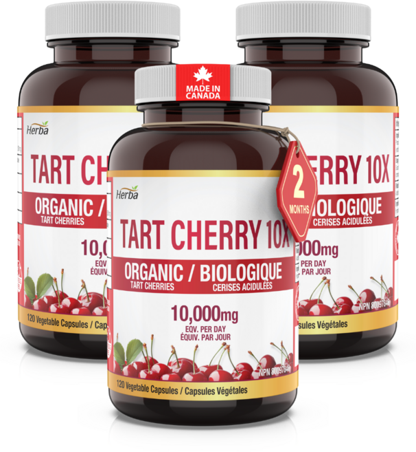 [허바] 몽모랑시 타트체리 10배 농축 500mg 120정 x3, 3병