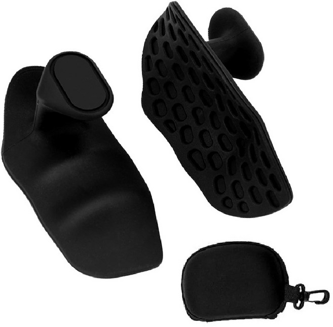 키넬 헬스 그립 패드 손보호 운동 보조기구 / 덤벨 바벨 풀업 손바닥 보호대, 블랙