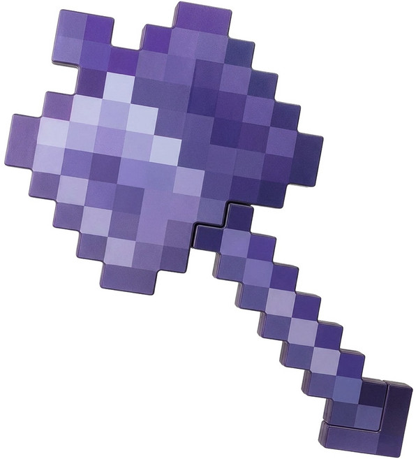 마인크래프트 굿즈 장난감 역할놀이 다이아몬드 검&곡괭이, 인챈트 해머, 1개