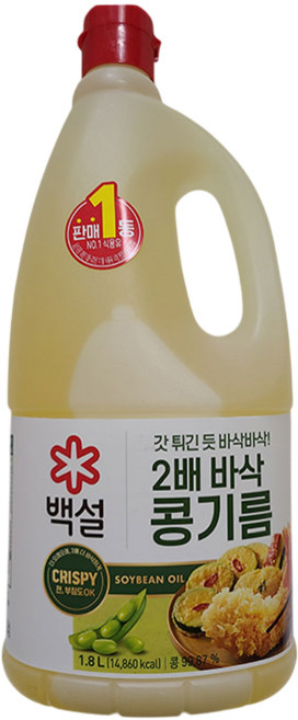CJ 2배 바삭 콩기름 1.8L, 2세트