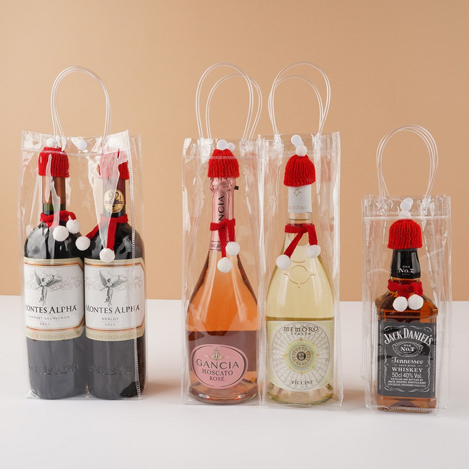 PVC쇼핑백 투명 미니 답례품 쇼핑백