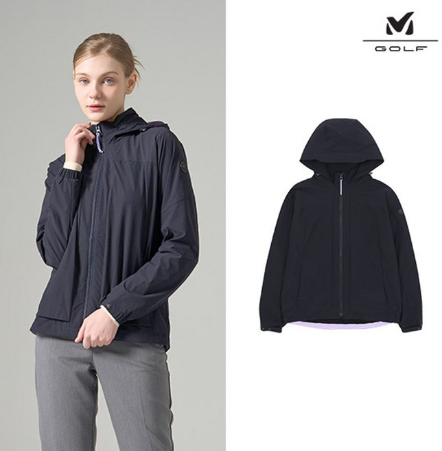 밀레골프 26SS 여성 스프링 우븐재킷