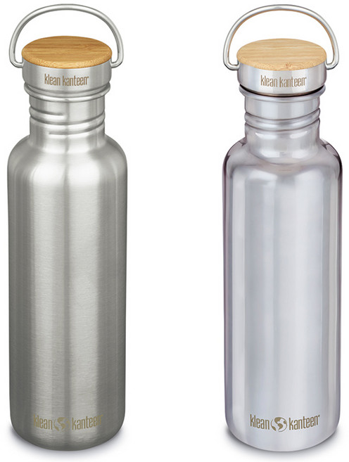 클린켄틴 리플렉트 물병 대나무캡, 미러 실버(MS), 800ml, 1개