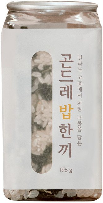 피로회복과 혈액순환에 도움을 주는 곤드레와 쌀의 간편한 만남 잇더밀 제주 곤드레 밥 한끼 (2인기준) 실온보관 밥솥에 부어만주세요., 1개, 195g