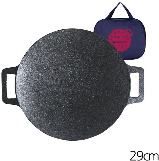 키친아트 멀티 캠핑 그리들팬 29cm 전용가방, 1개, 상세페이지 참조