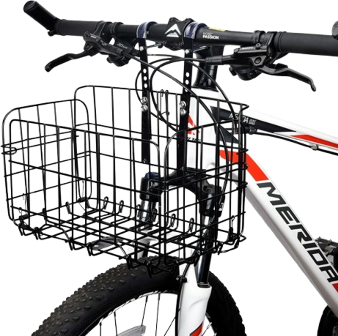 세모 접이식 튼튼한 자전거 바구니 탈부착형