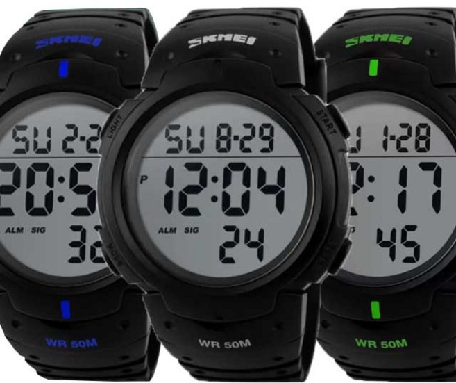 SKMEI 남성시계 군인시계 디지털 전자시계 1068