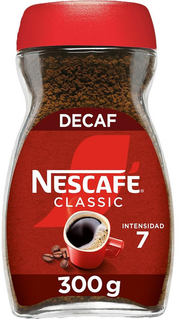 스페인 네스카페 NESCAFE decaf instant coffee 클레식 디카프 인스턴트 커피, 4개, 300g