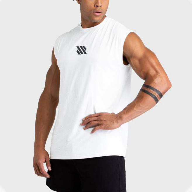 피지컬 와이드 윙 슬리브리스 남자 헬스 나시 민소매 통기성좋은 운동복 짐웨어