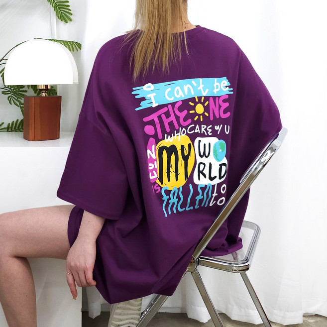 [제니블리] 월드와이드 빅사이즈 반팔티 5XL 2COLOR // 국내생산 55~99까지 루즈핏 오버사이즈 박스티 티셔츠 남녀공용 홈웨어